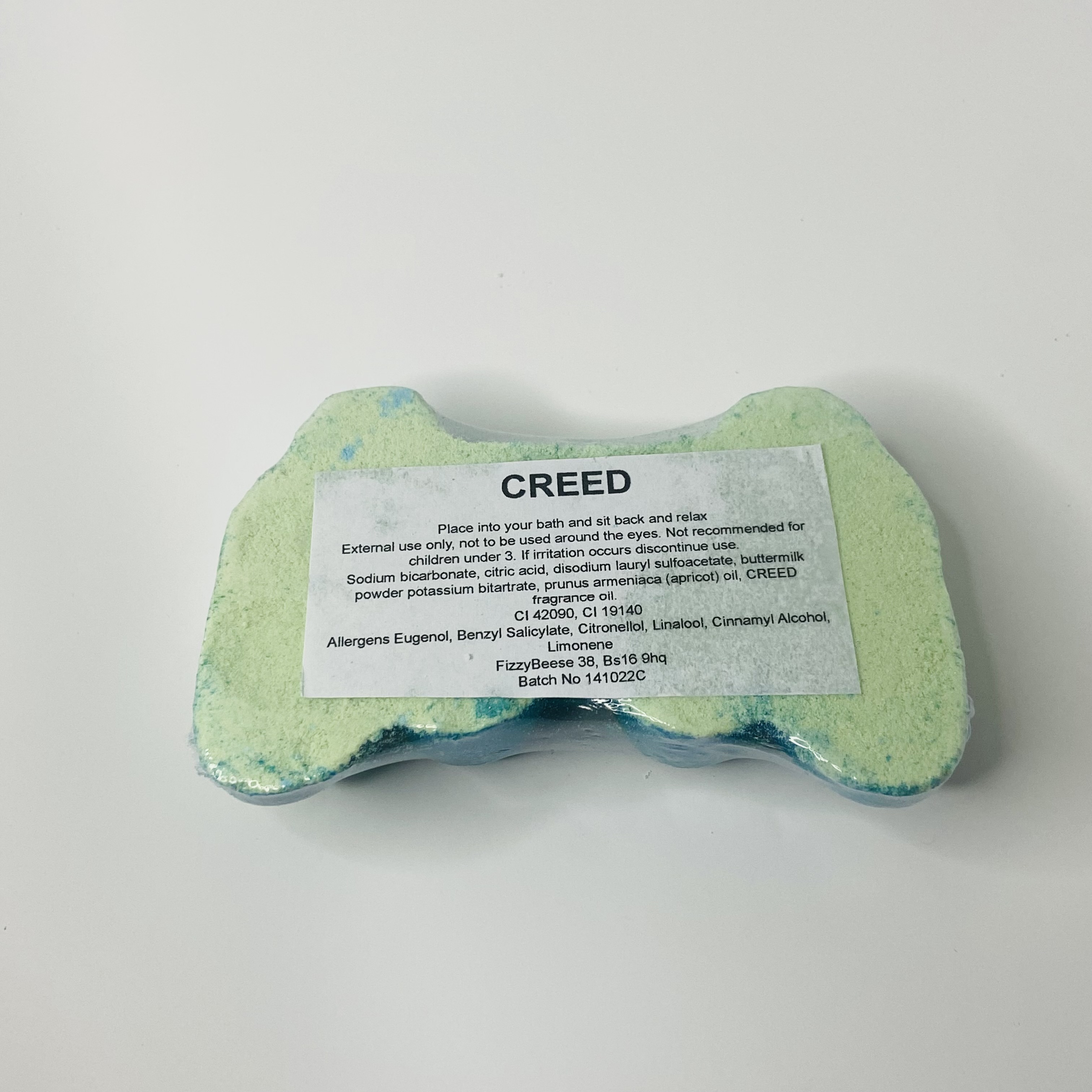 Creed ingredients label
