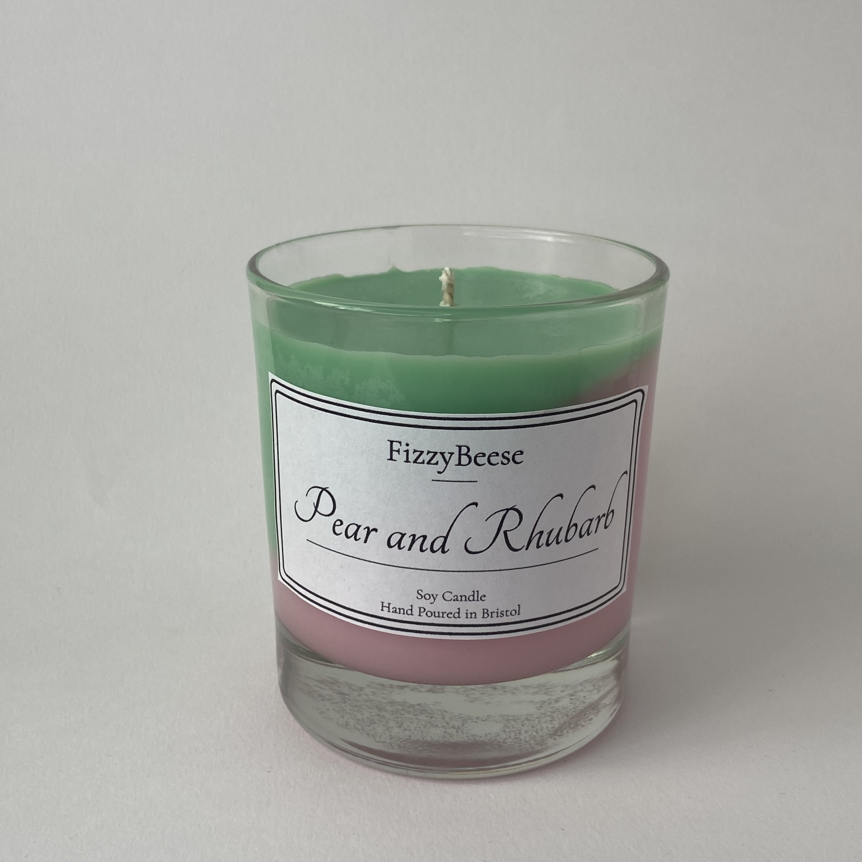 Pear and Rhubarb Candle